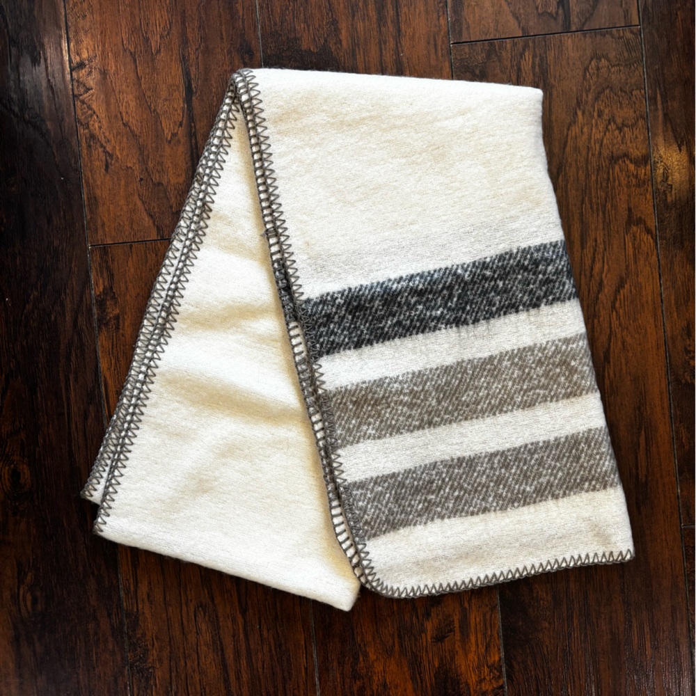NWT Scarf/Wrap by Ralph Lauren in Cream and Brown